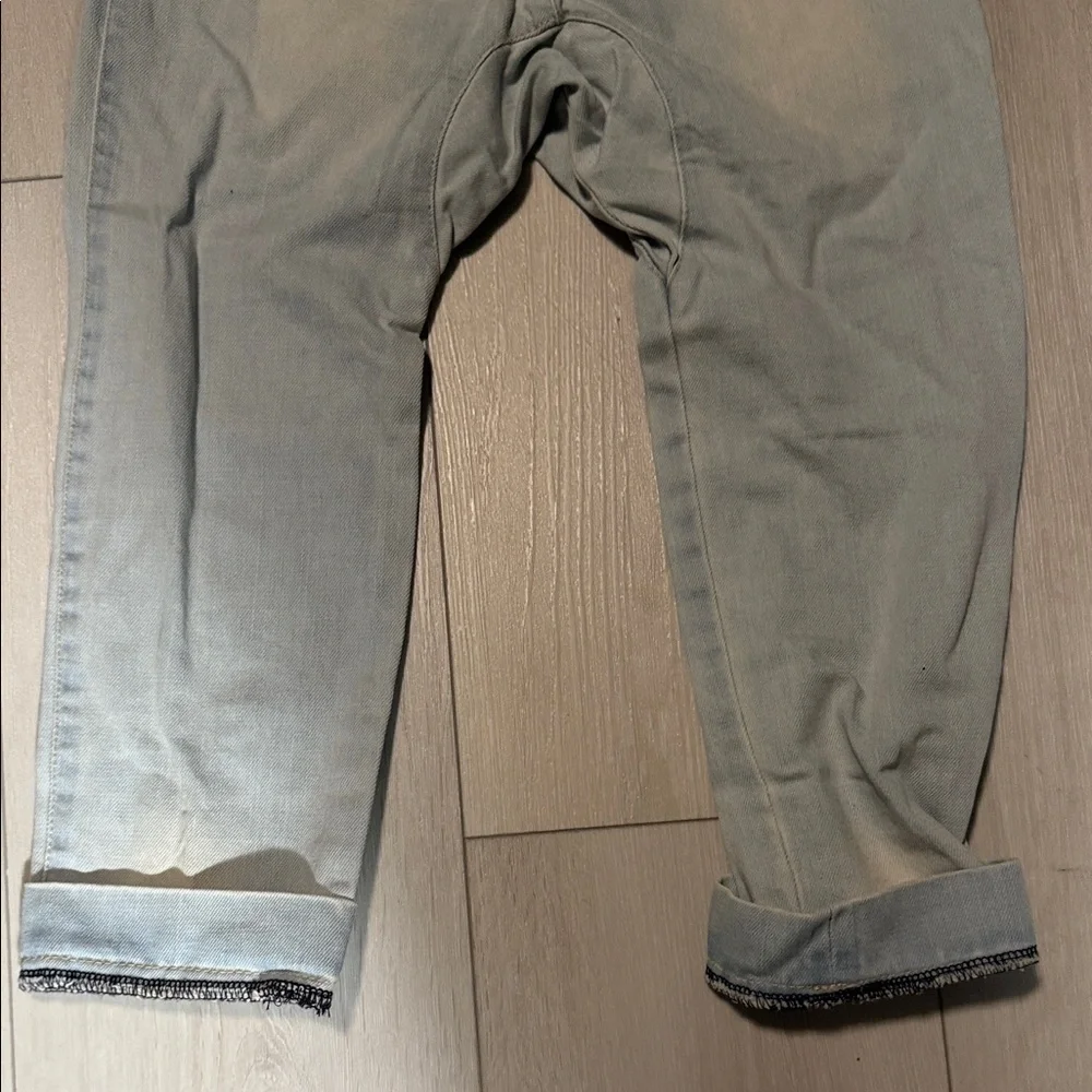 Duke of London Distressed Kids Light Blue Jeans Size 5